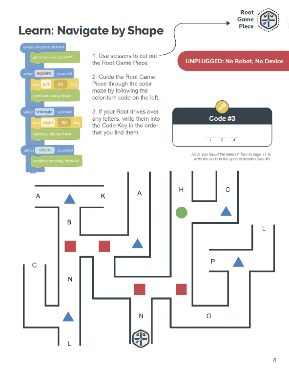 Code Break with the Root Coding Robot
